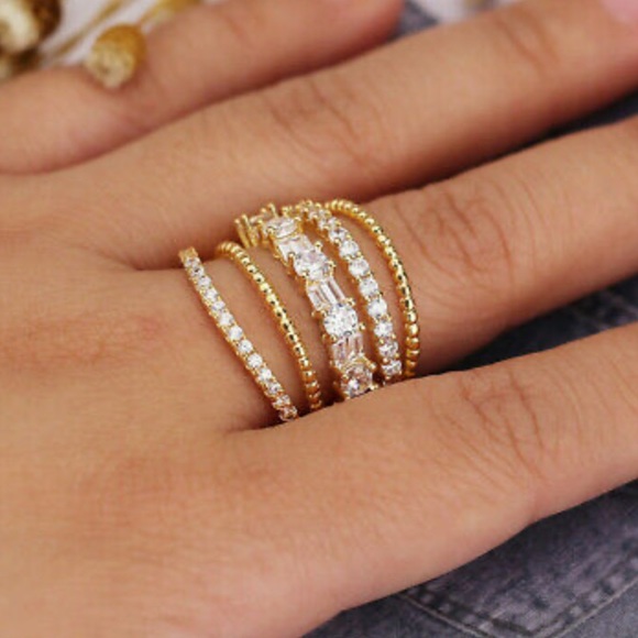 NEW 14k yellow gold plated Ring - Picture 4 of 4